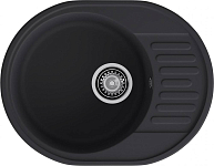 GranFest QUARZ (ECO-58) Мойка чаша+кр 620*480 (черный) 250_100_Array